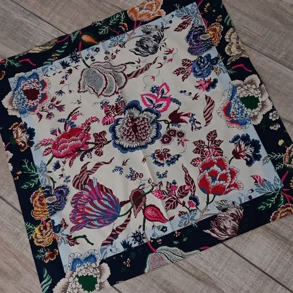 Tory Burch Multicolor Floral Scarf